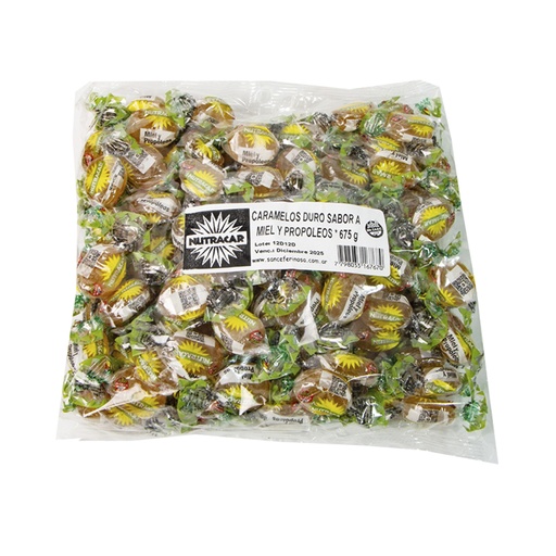 [NU1362] Caramelos con Miel  + Propòleos  675gr (120 Un.Aprox.)
