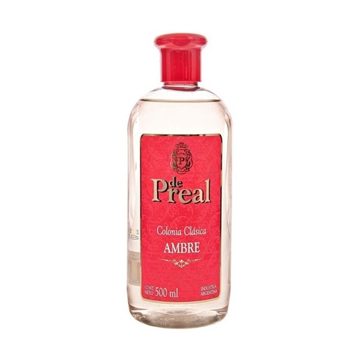 [VID4561] Colonia Clásica de Preal PET x 500 ml. (Ambré) (Vaporizador) VID4561