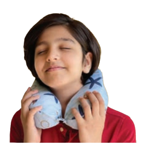 [BIO6] Almohada de viaje con funda KIDS 23 x 20 x 7 cm   BIO6