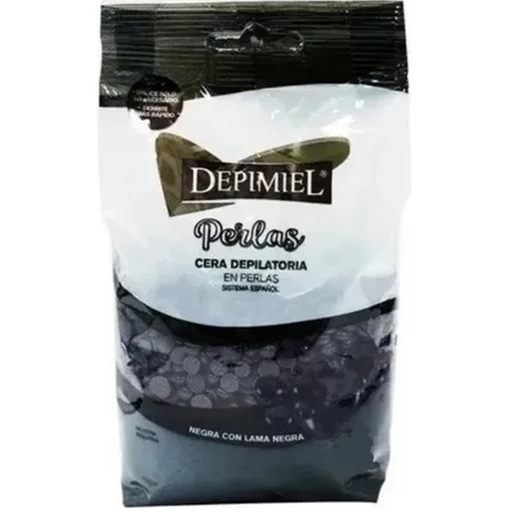 [DP1-133]  CERA EN PERLAS NEGRA  400 grs. DP1-133