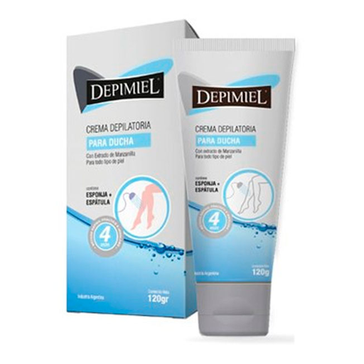 [DP1-334]  CREMA DEPILATORIA CON MANZANILLA PARA DUCHA  120 grs. DP1-334