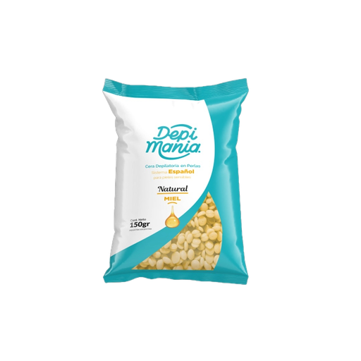 [DP4-411]  CERA EN PERLAS NATURAL    150 grs. DP4-411
