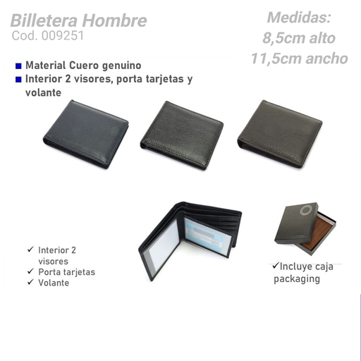 [MA9251] BILLETERA HOMBRE MA9251