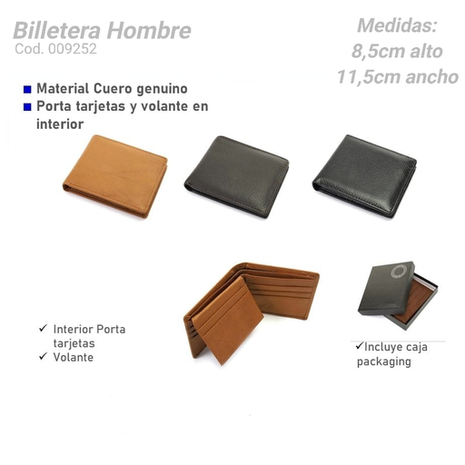 [MA9252] BILLETERA HOMBRE MA9252