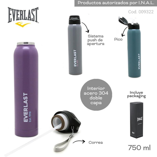 [BO9322] BOTELLA TÉRMICA EVERLAST BO9322