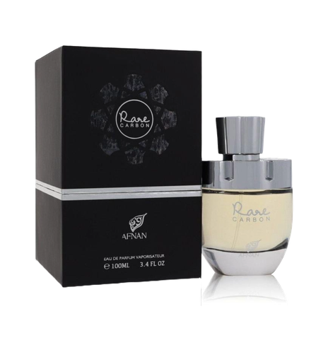 [PERF62] U   RARE CARBON X 100ml cuero, floral y dulson.  canela, rosa y sandalo  9hs